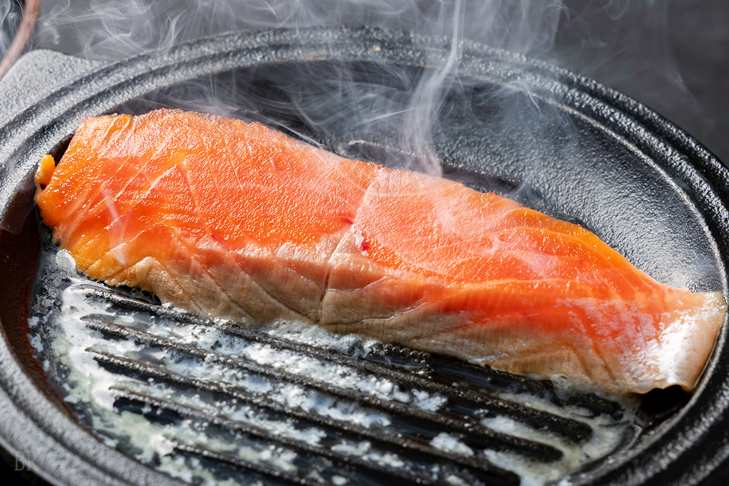 頂鱒(イタダキマス)と日光湯波の朝御膳