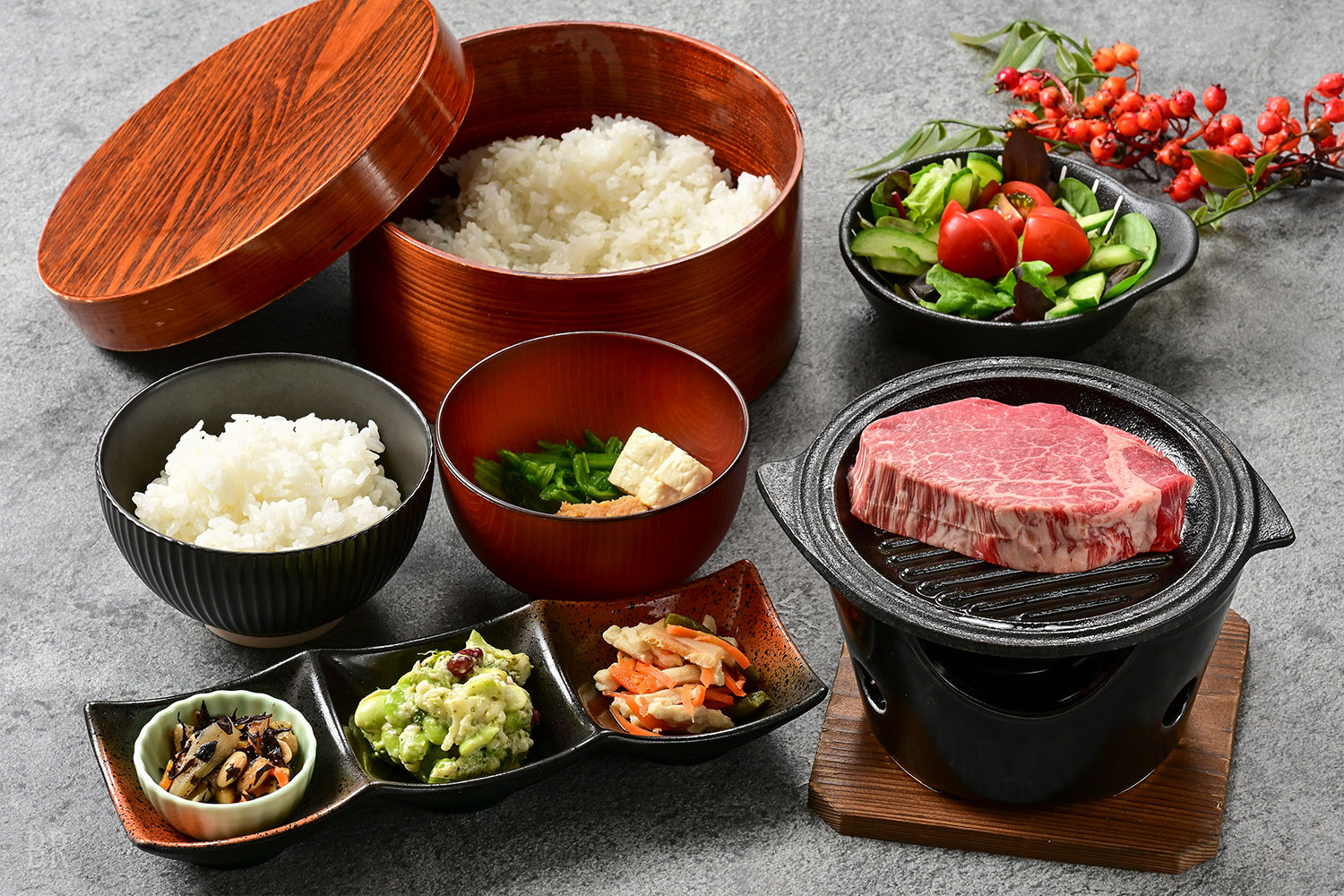 栃木霧降高原牛ヒレステーキ御膳