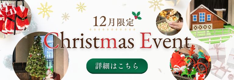 愛犬と楽しむクリスマスイベント